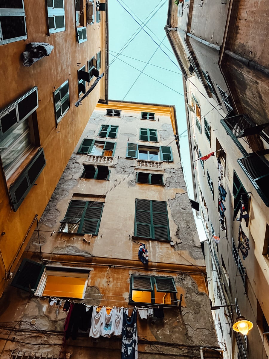 Genoa, Italy landscape.