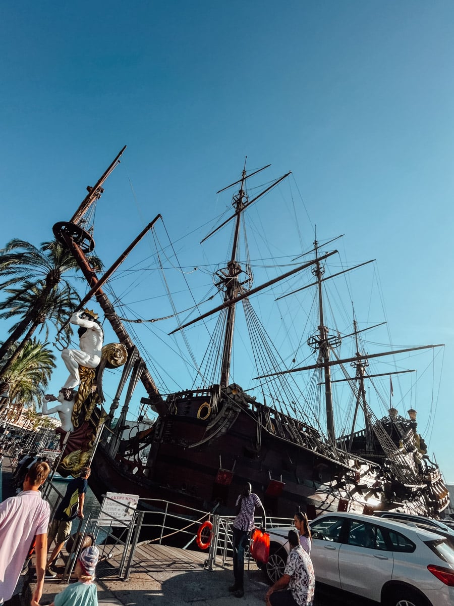 Genoa, Italy landscape.