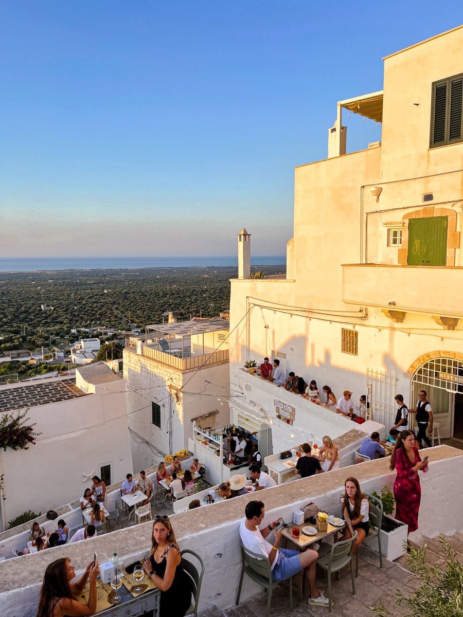 Ostuni, Puglia landscape- the white city.