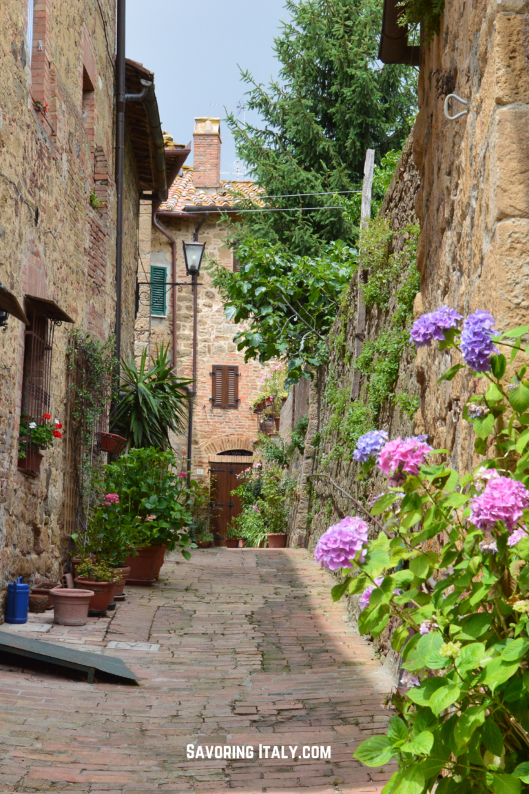 A beautiful stroll after checking into one of the hotels in Monticchiello.
