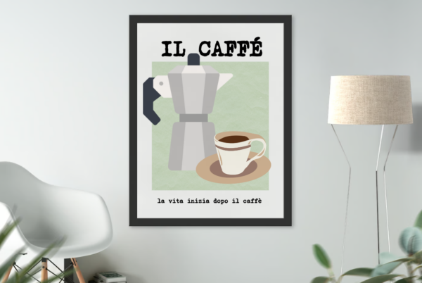 il cafe coffee poster