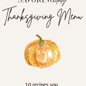 Thanksgiving Ebook with 10 curated recipes.