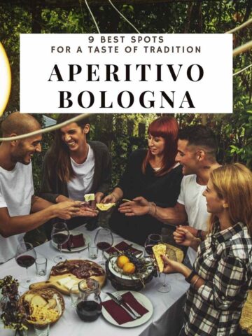 Italians enjoying aperitivo Bologna style