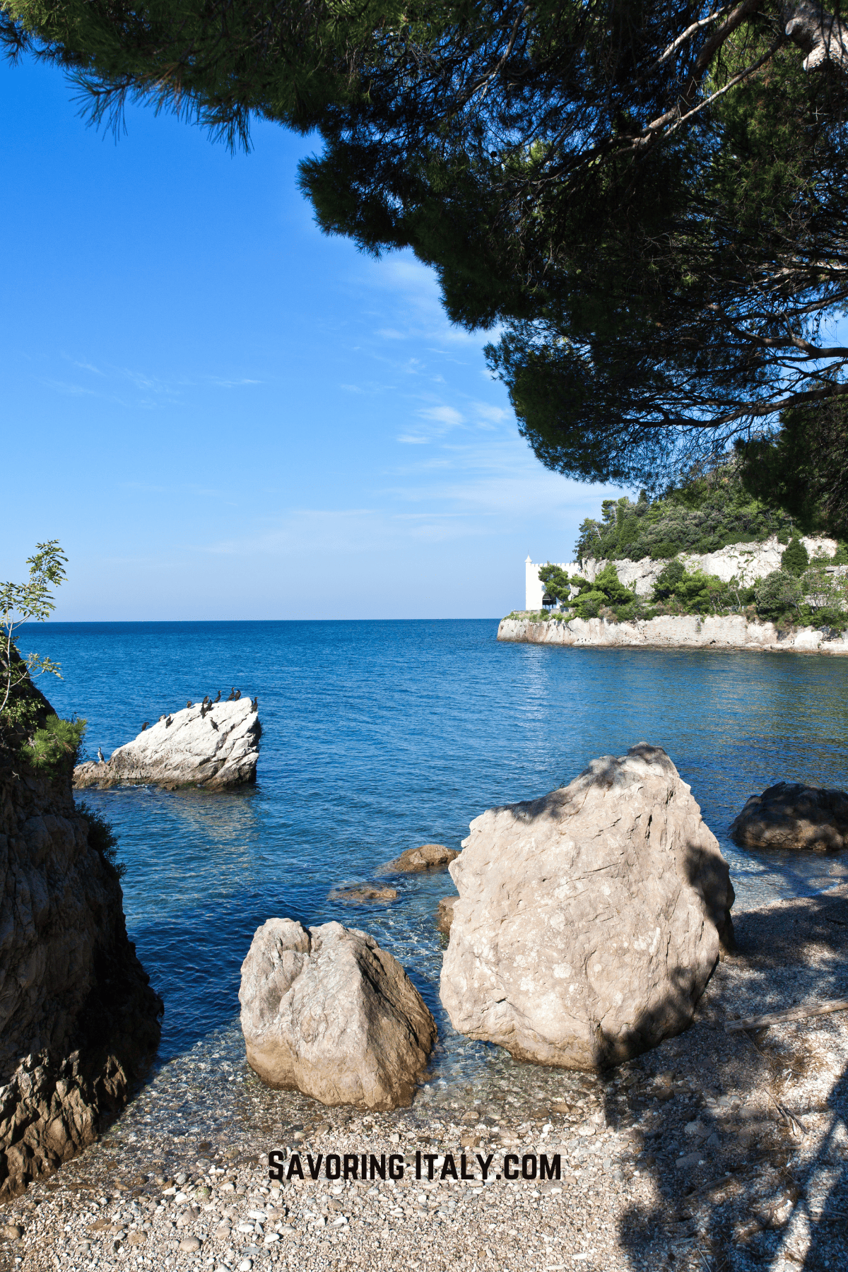 Image of Trieste Italy beaches.