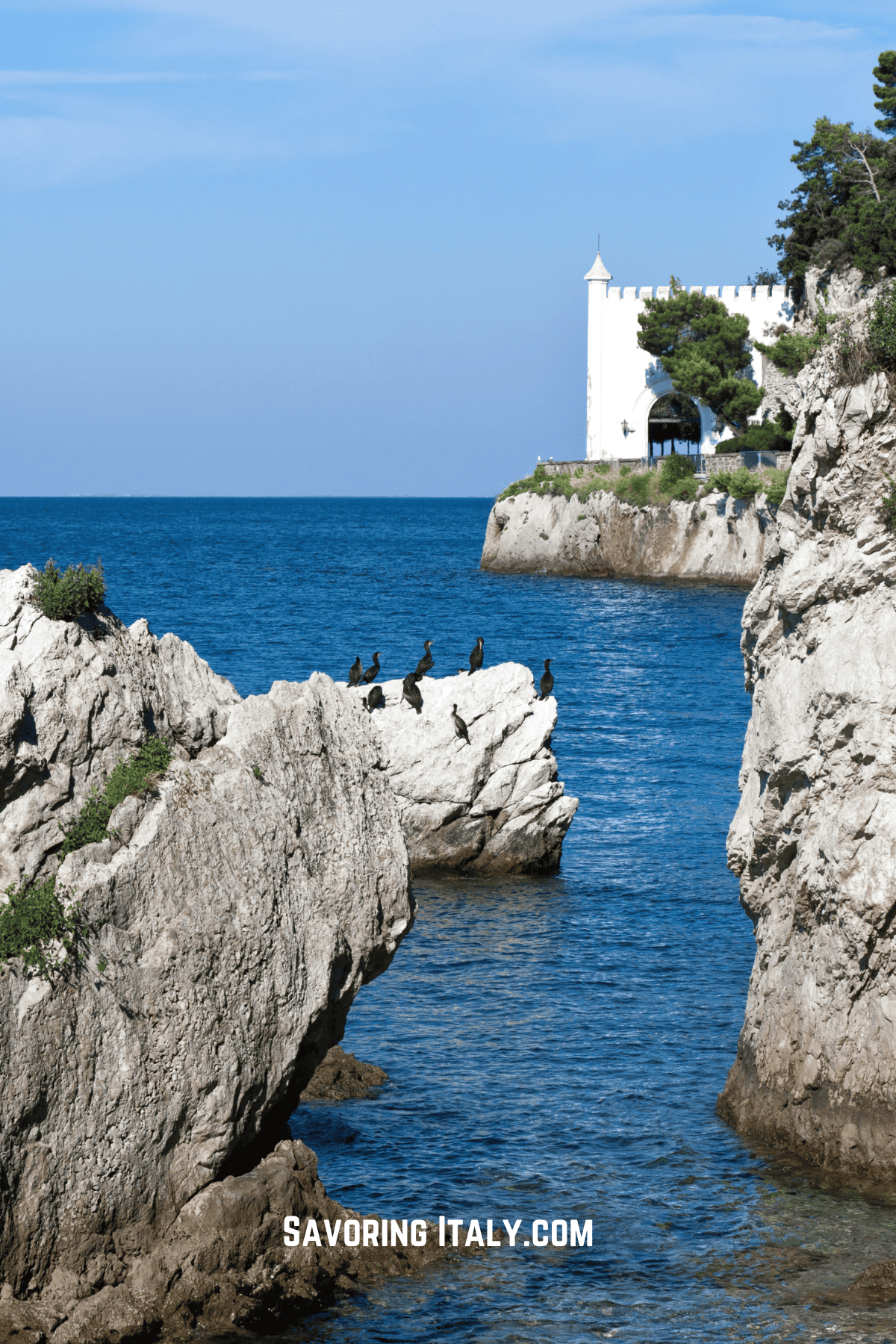 Image of Trieste Italy beaches.