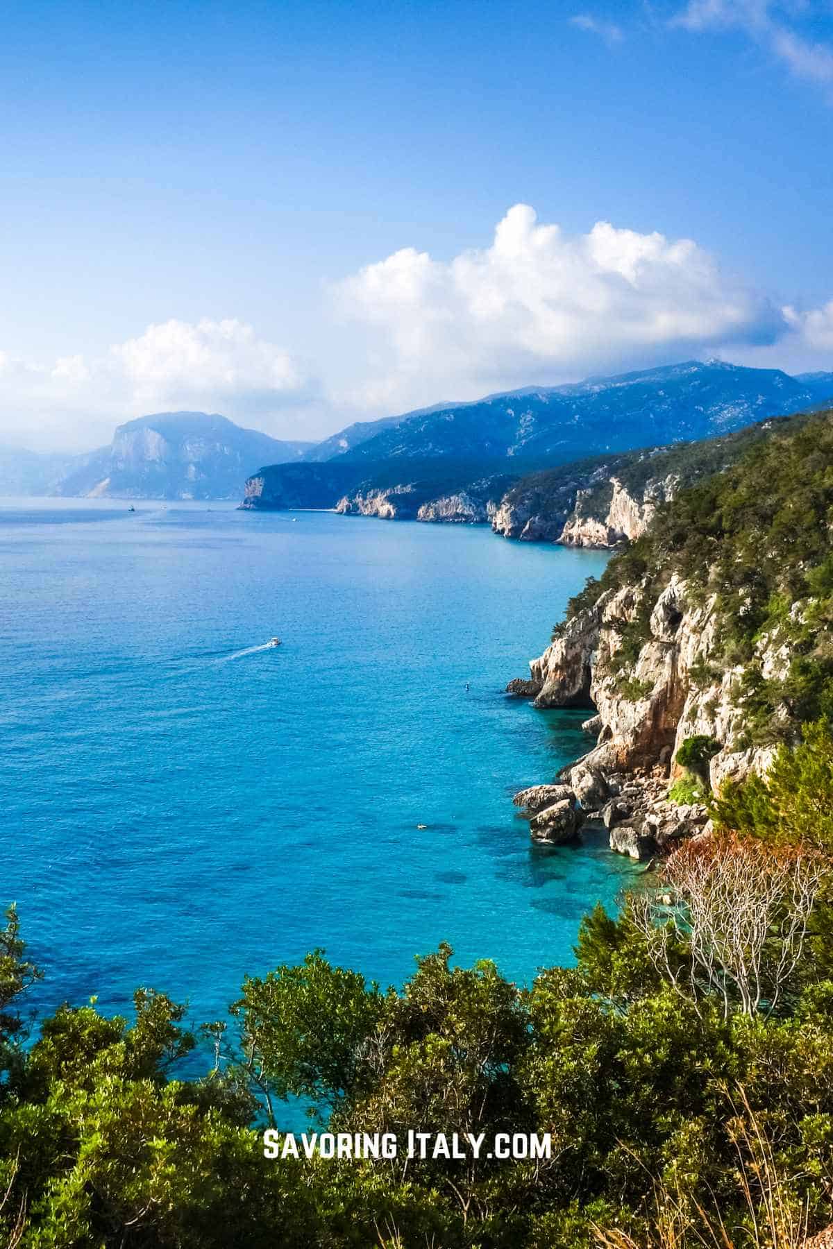 Image of Cala Gonone, Sardinia travel guide.