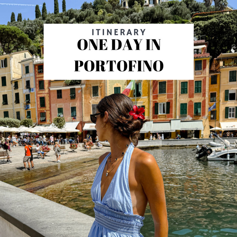 Portofino in one day itinerary.