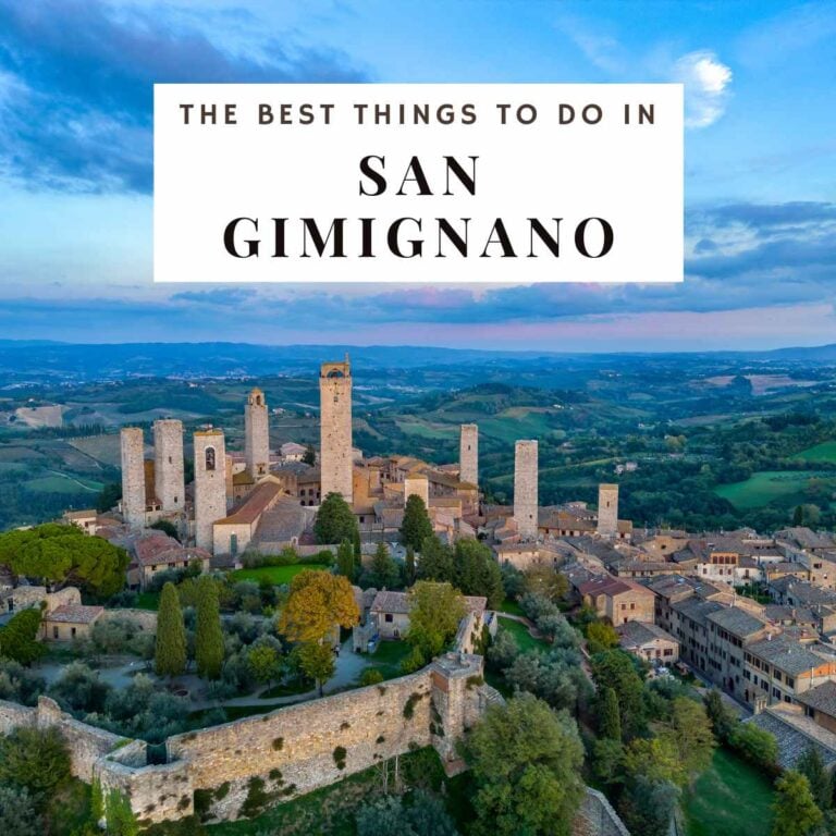 The best things to do in San Gimignano, Italy.