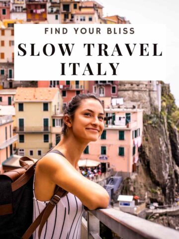 slow travel Italy