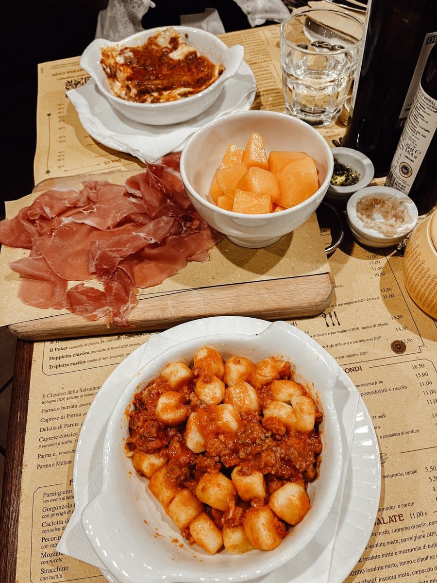 Brera district in Milan food.