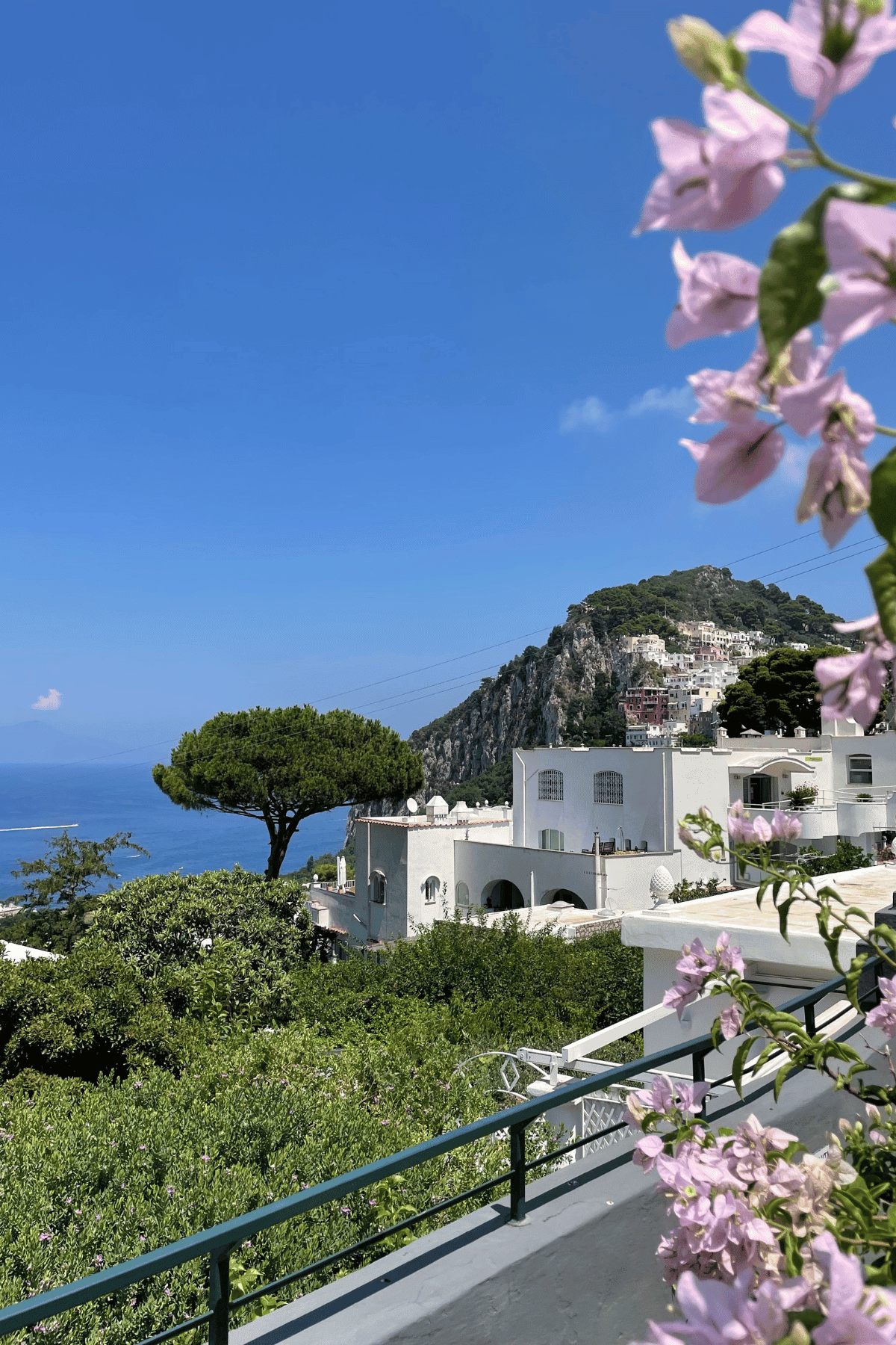 a scenic view of Capri