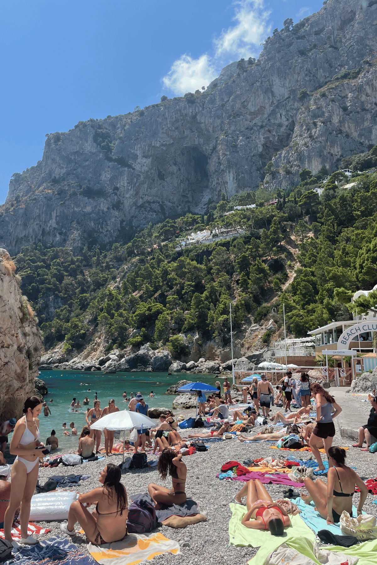 a scenic view of Capri