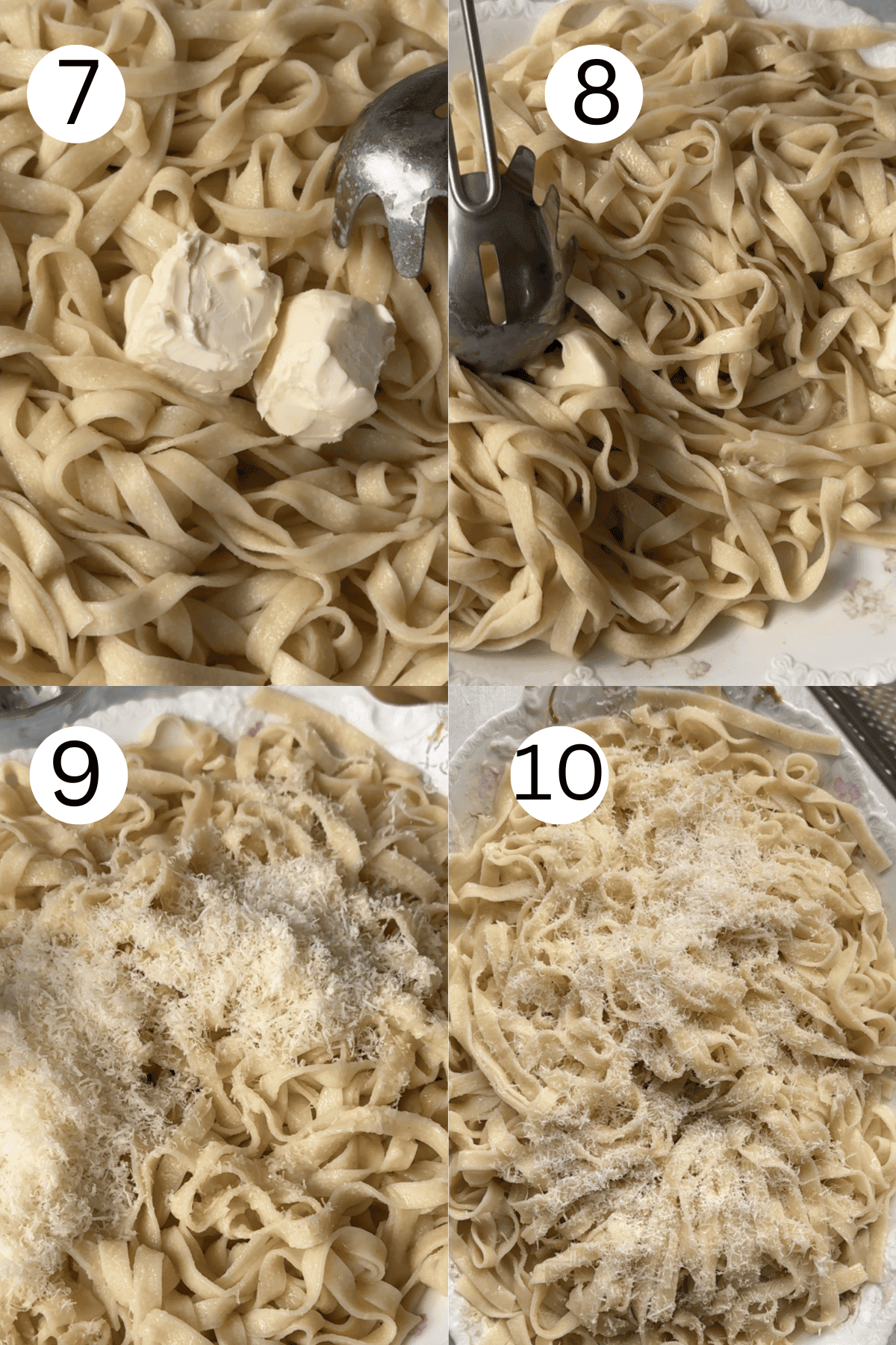 fettucine alfredo without cream.