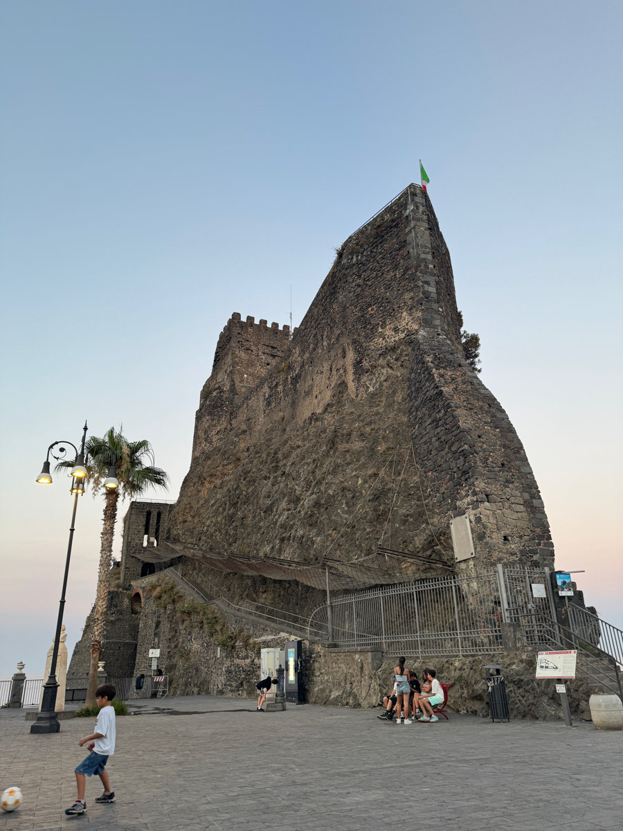 Aci Castello beach.