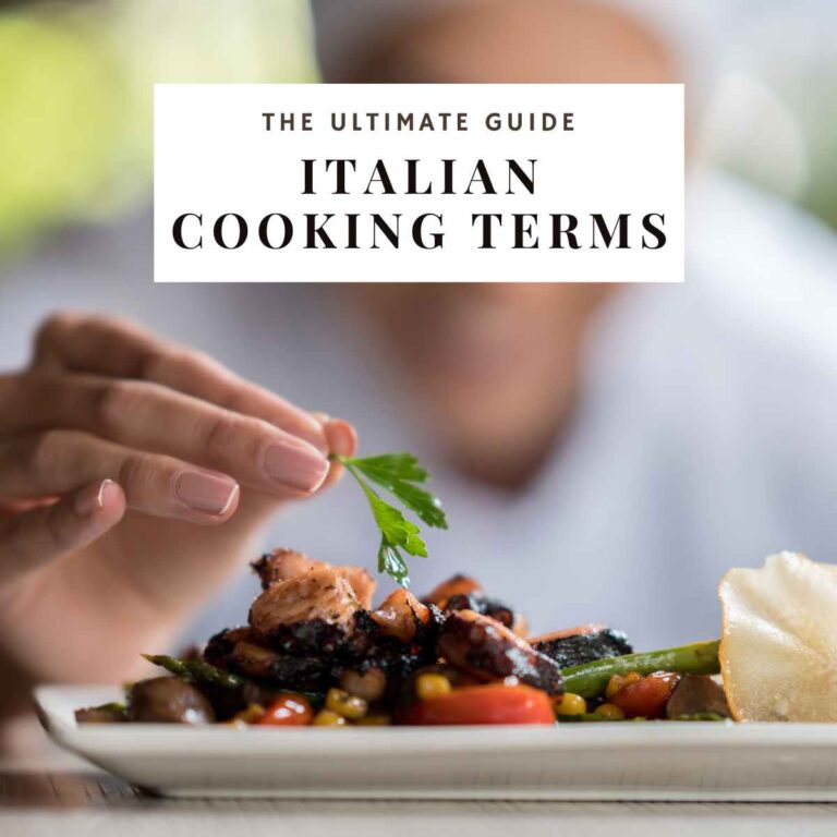 the ultimate guide to Italian cooking terms