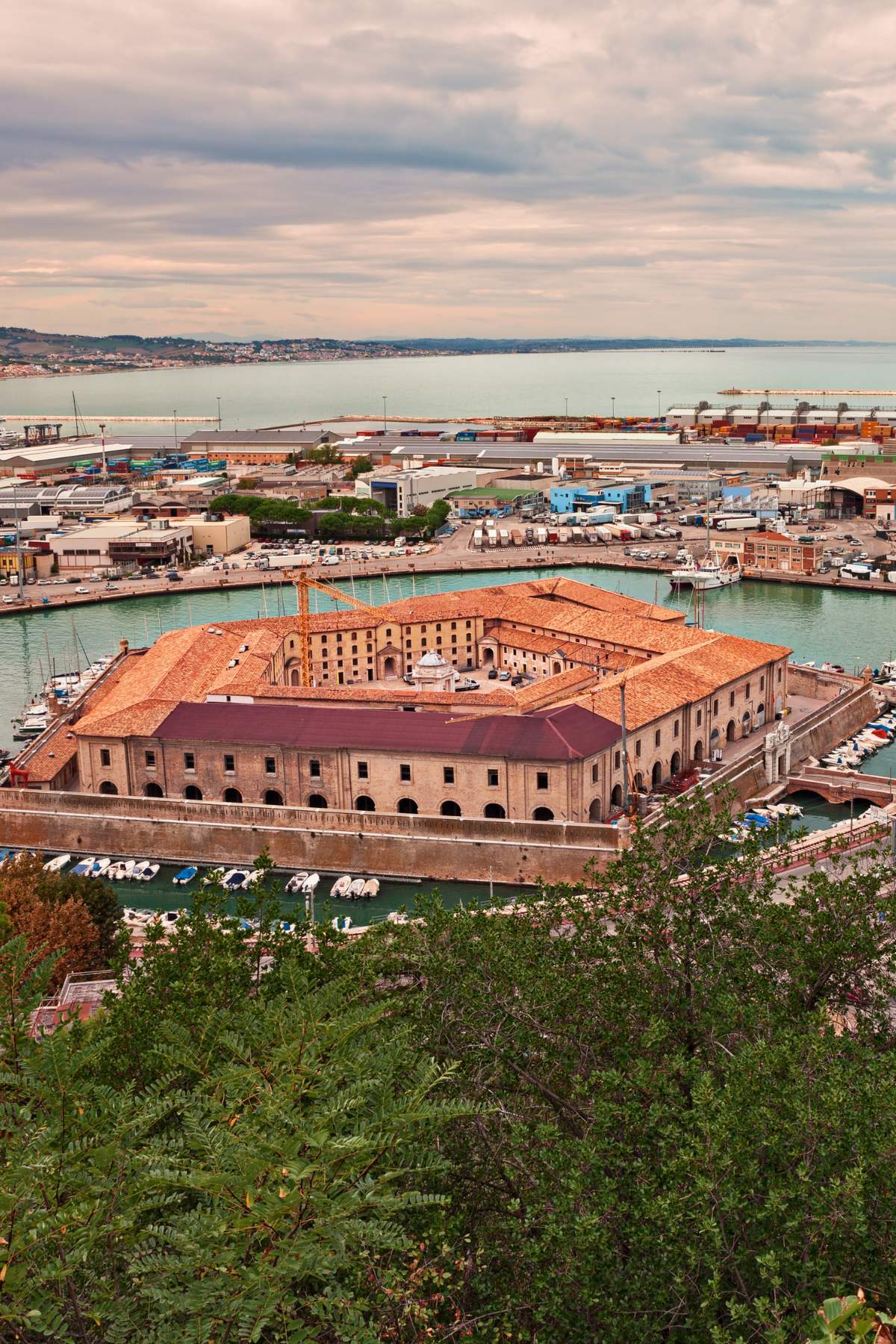 Scenic view in Ancona, Italy.