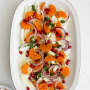 Italian fennel and orange salad.