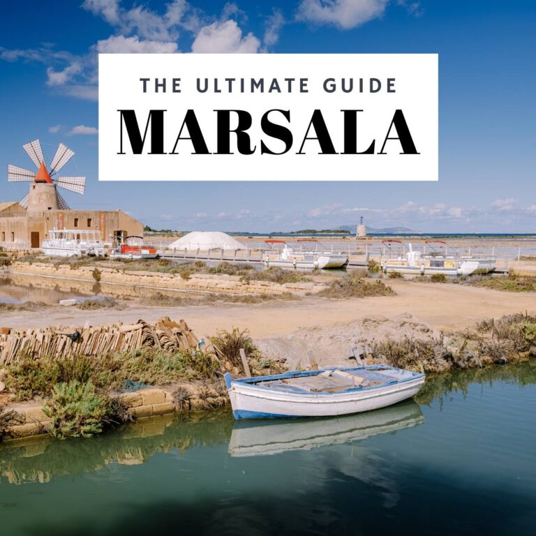 A scenic view of Marsala, Sicily