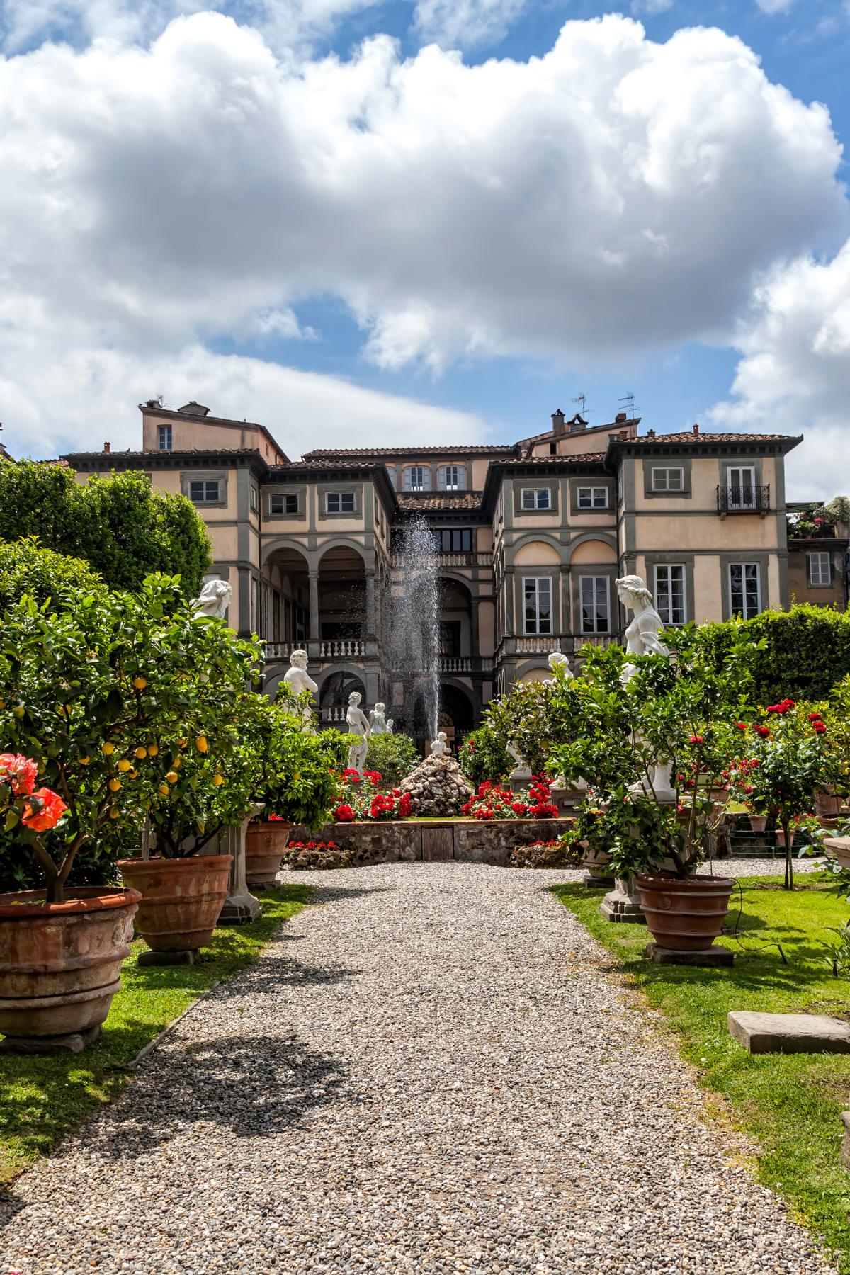 Scenic view in Lucca, Italy.