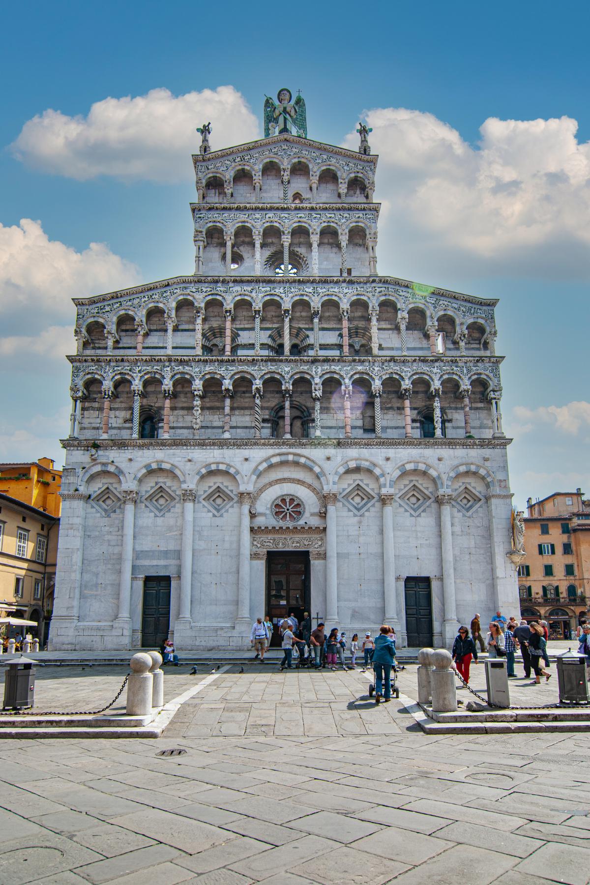 Scenic view in Lucca, Italy.