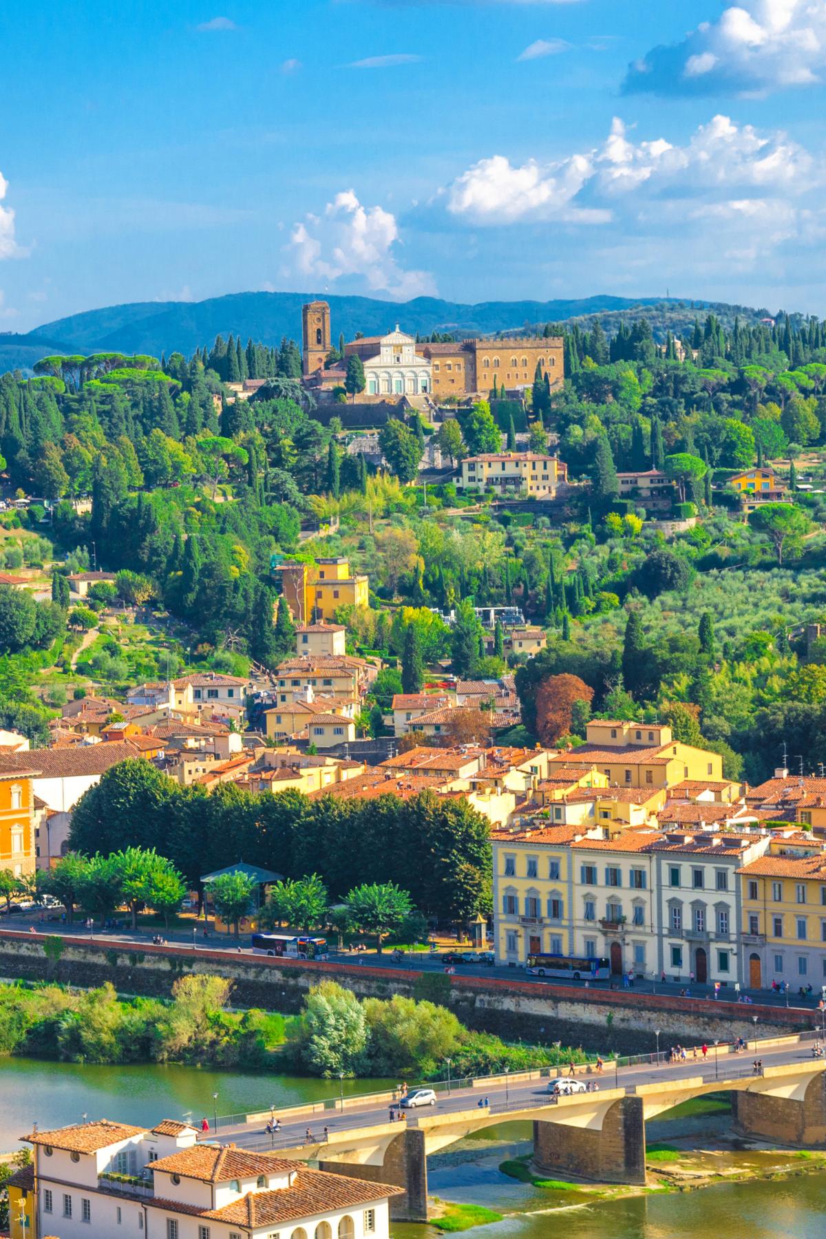 Scenic view in Lucca, Italy.