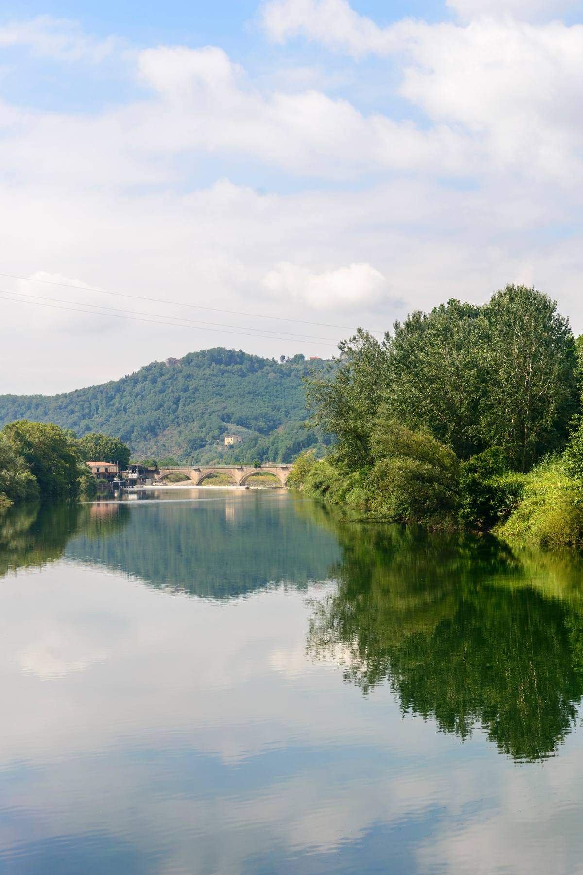 Scenic view in Lucca, Italy.