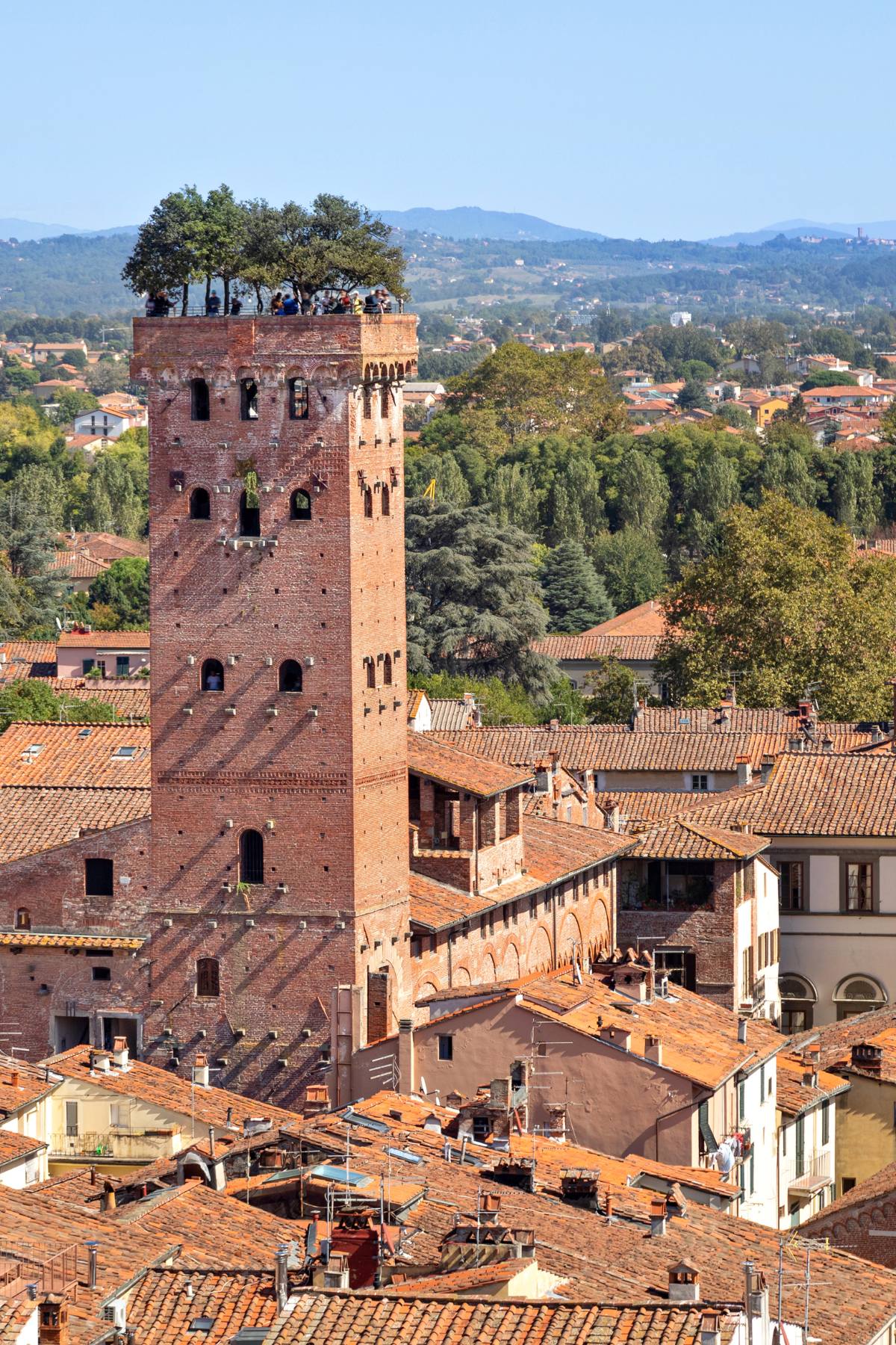 Scenic view in Lucca, Italy.