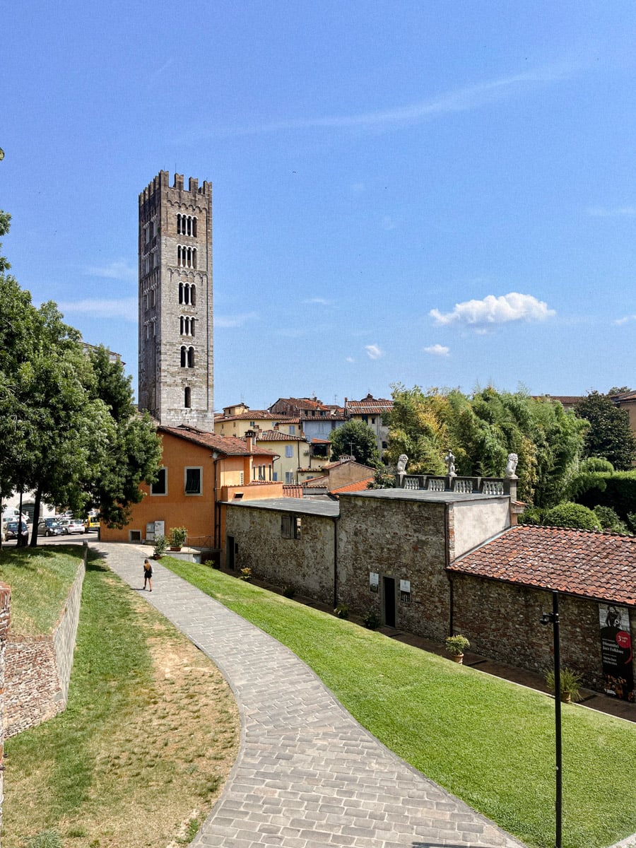 Lucca, Italy landscape.