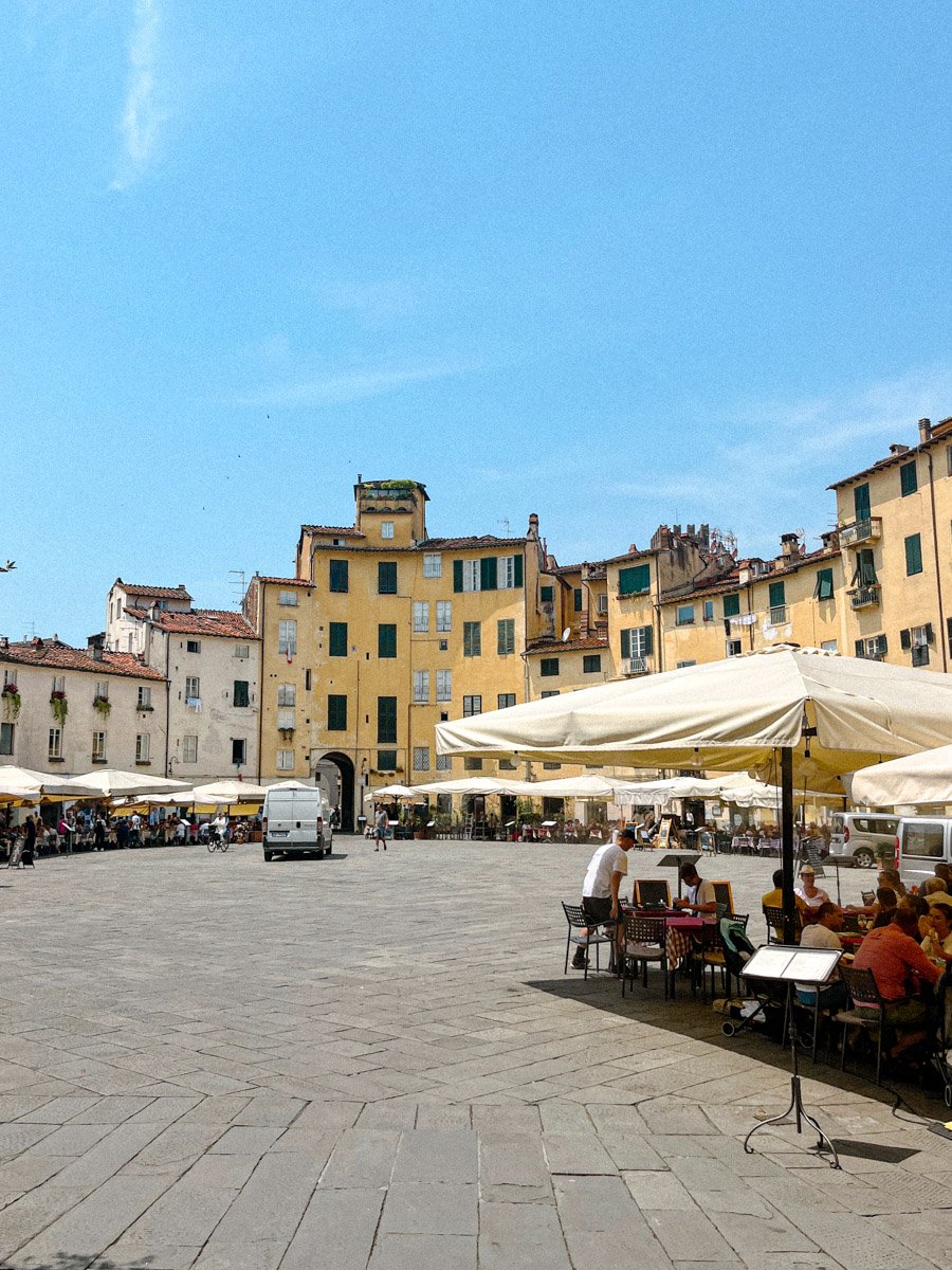 Lucca, Italy landscape.