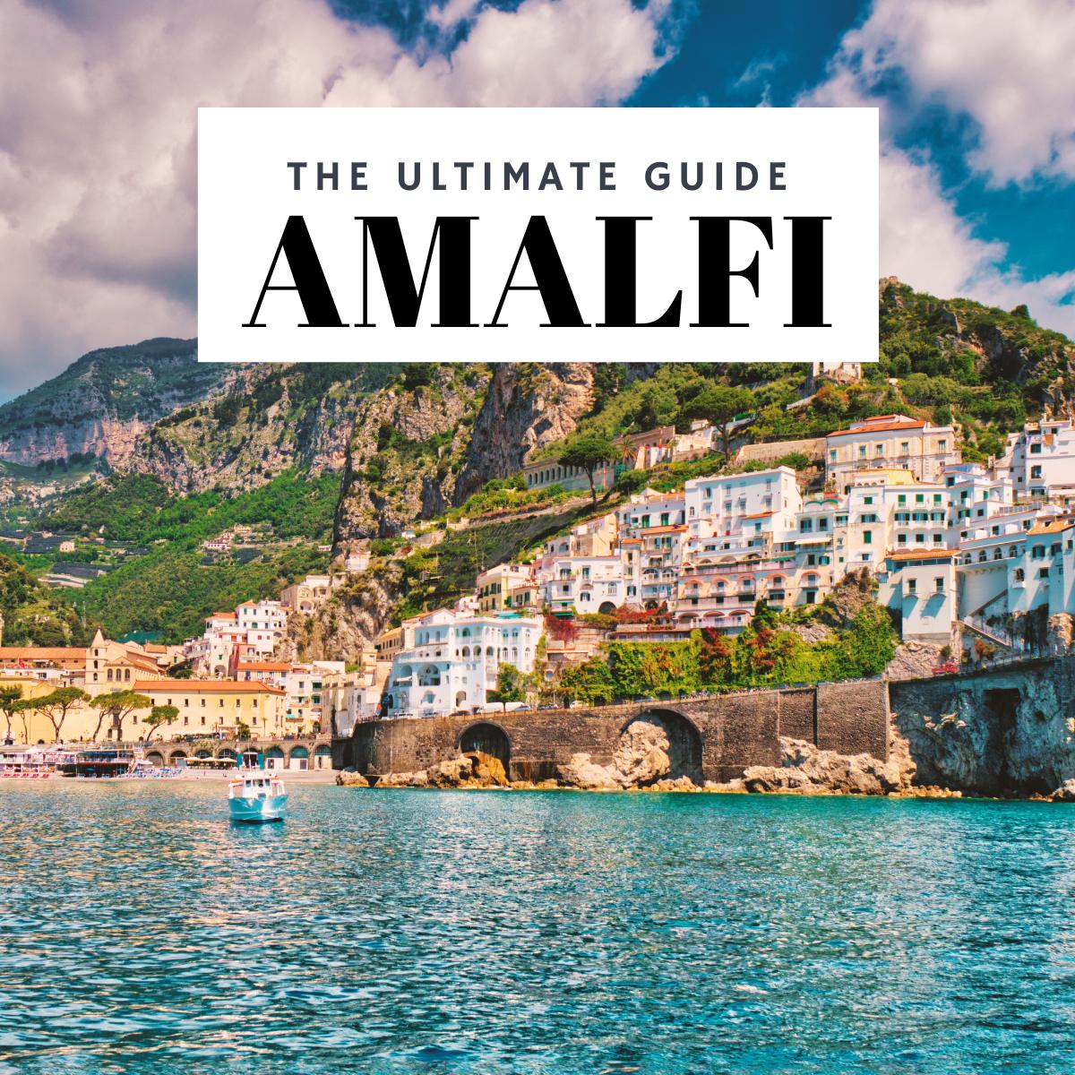 A scenic view of Amalfi Italy