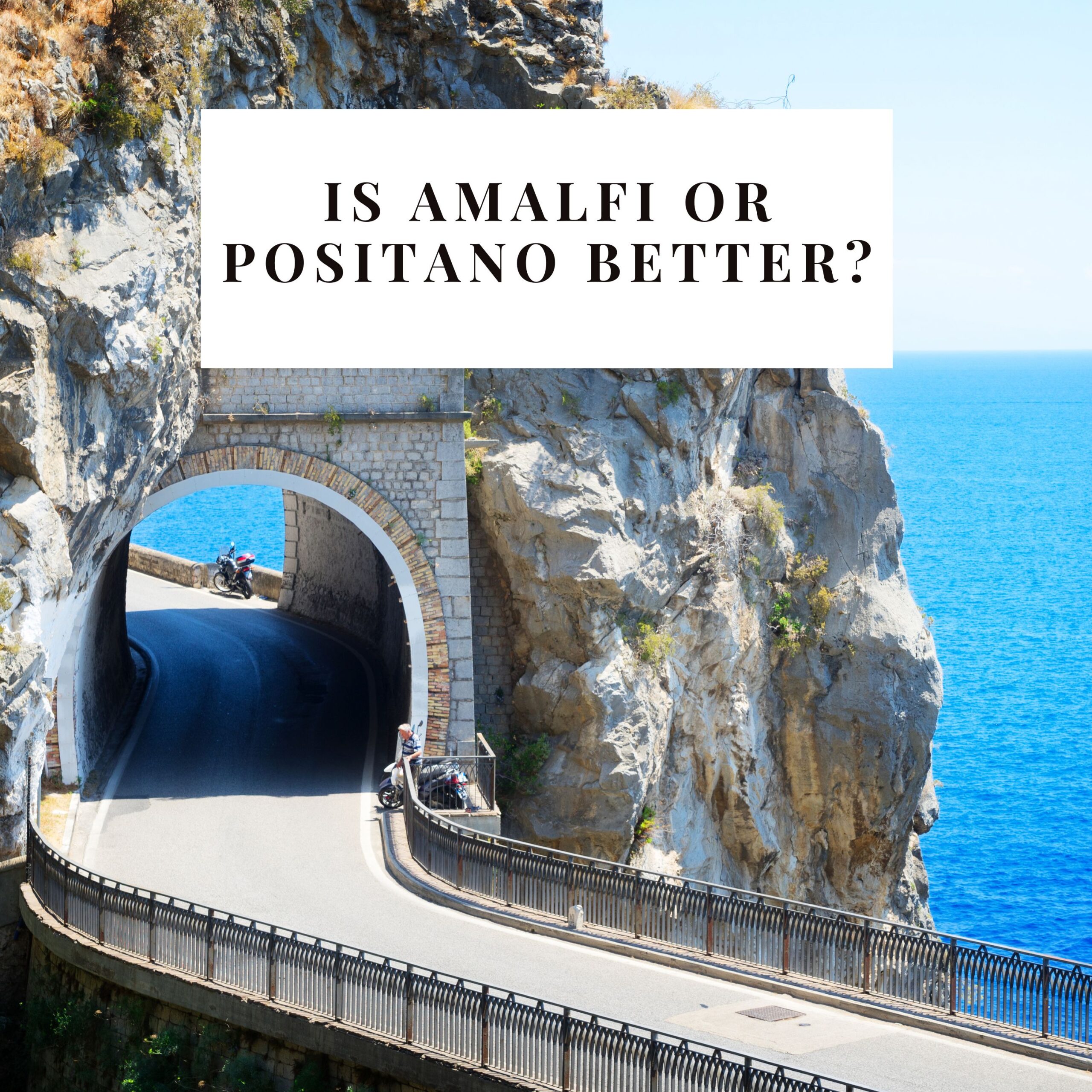 A scenic view of the Amalfi Coast