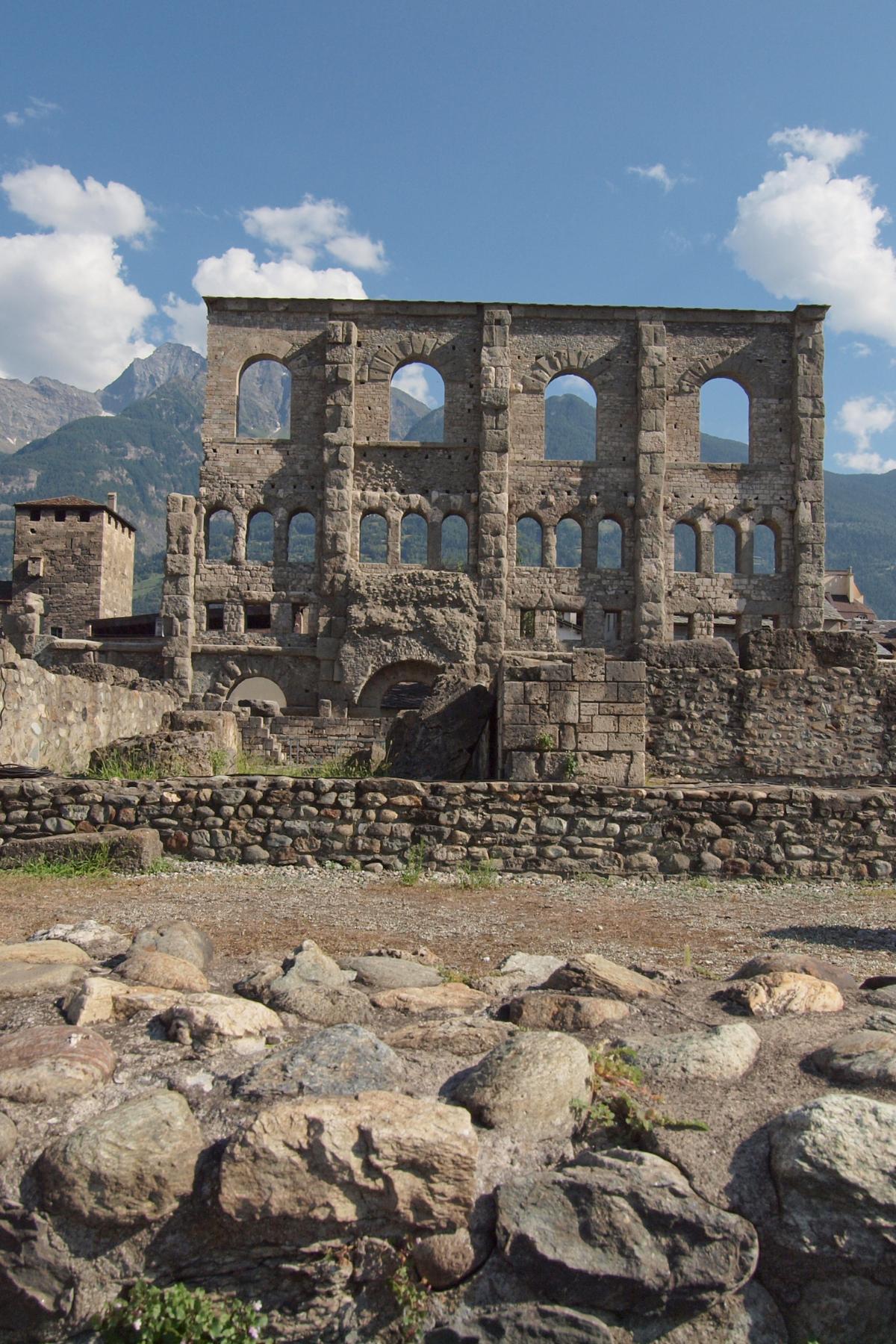 Aosta, Valley Italy landscape image.