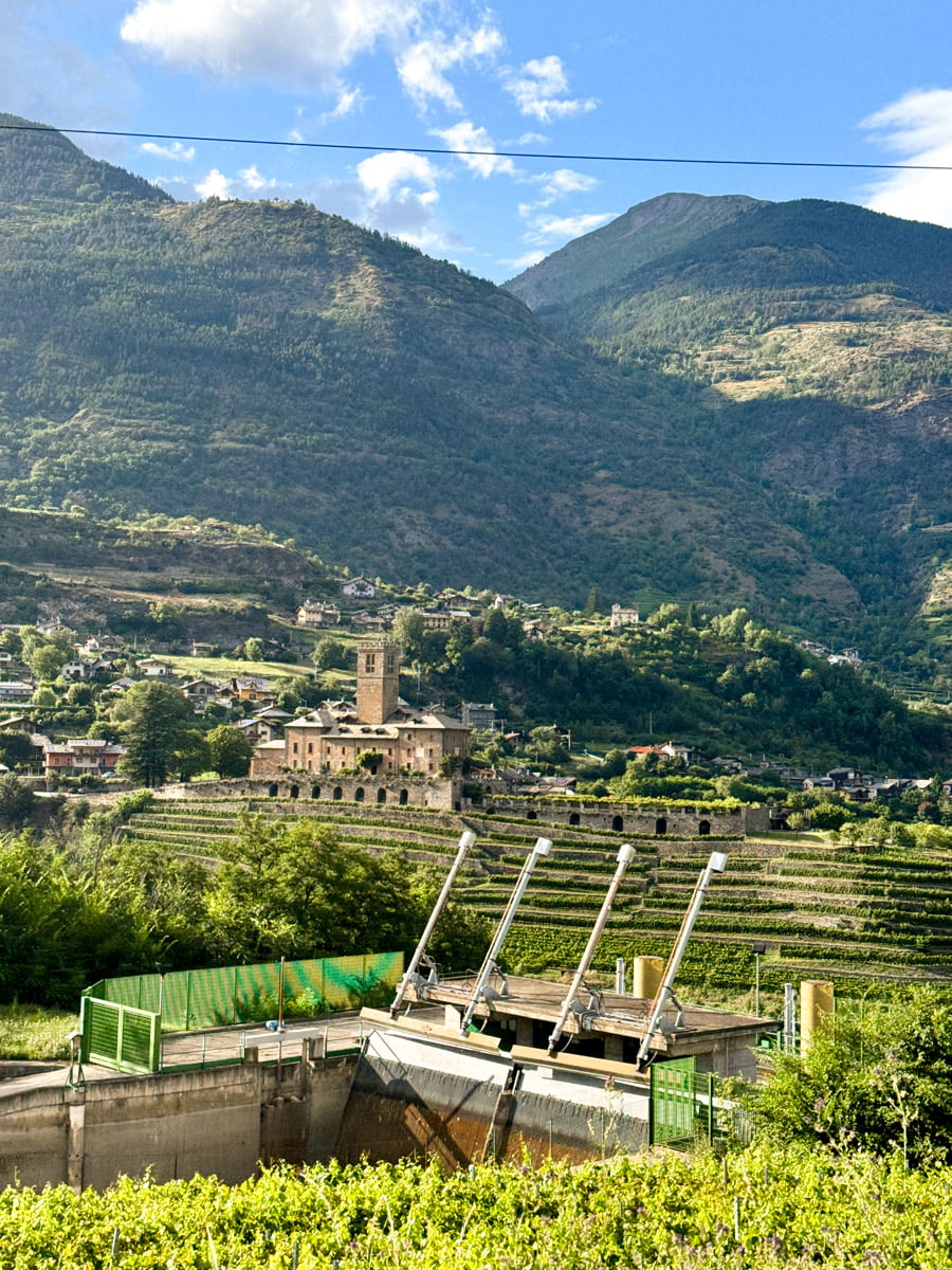 Aosta, Valley Italy landscape image.