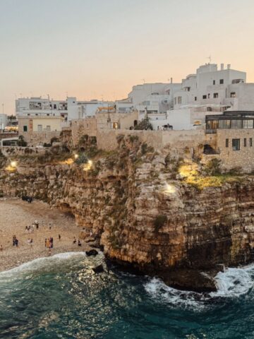 Landscape of Polignano a Mare.