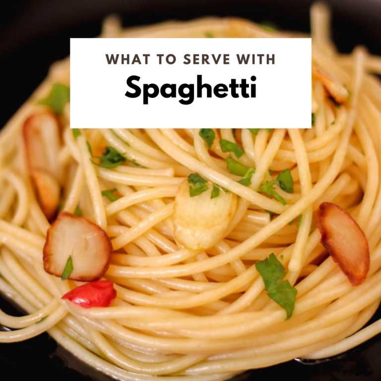 what to eat with spaghetti.