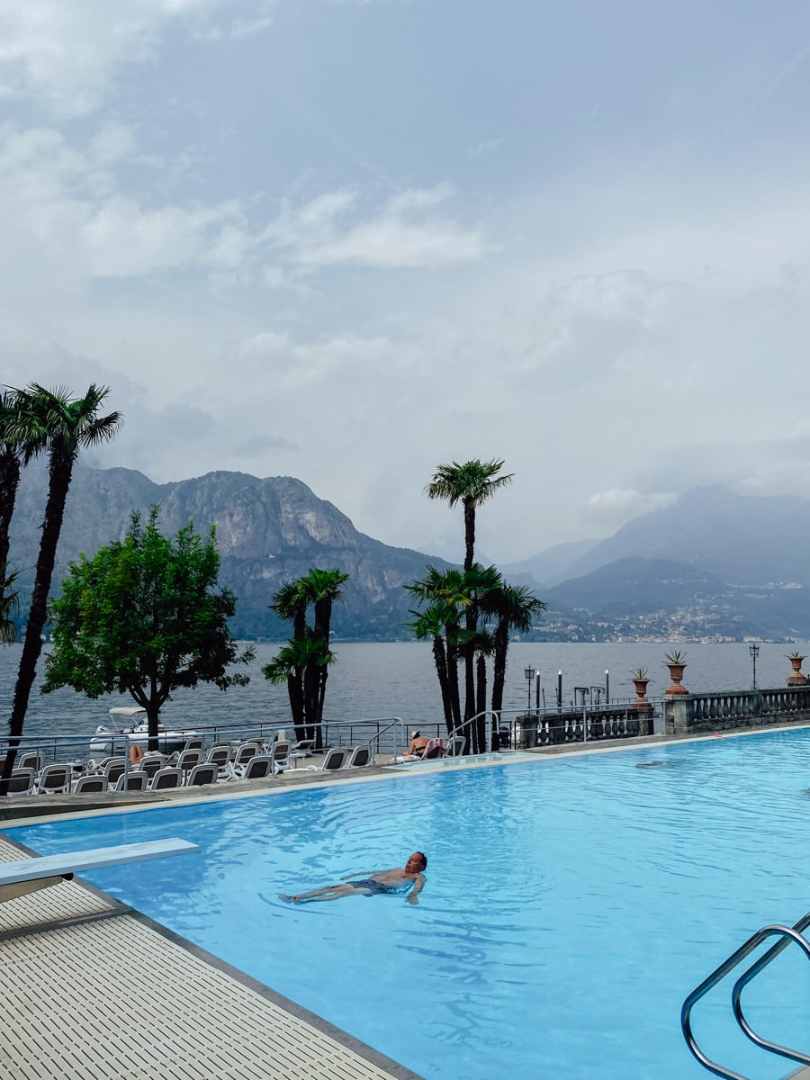 Bellagio landscape in Italy.