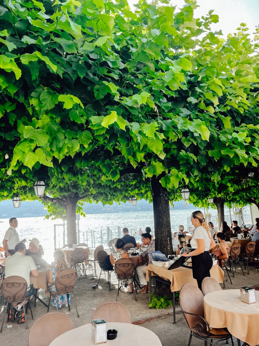 Bellagio landscape in Italy.