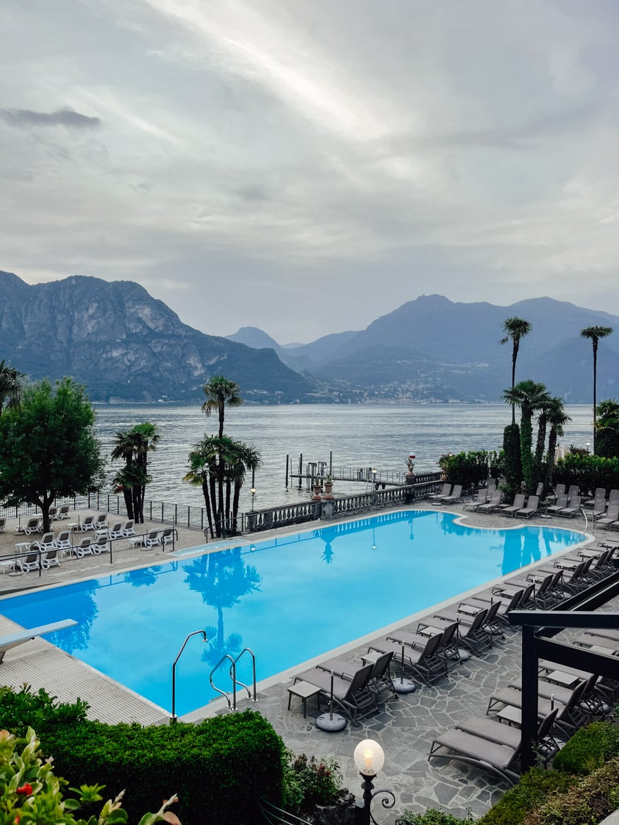 Bellagio landscape in Italy.