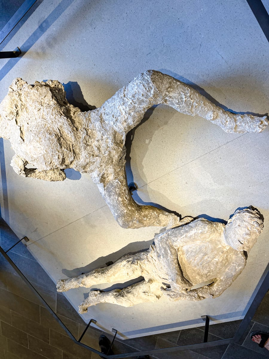 Landscape of Pompeii, Italy.