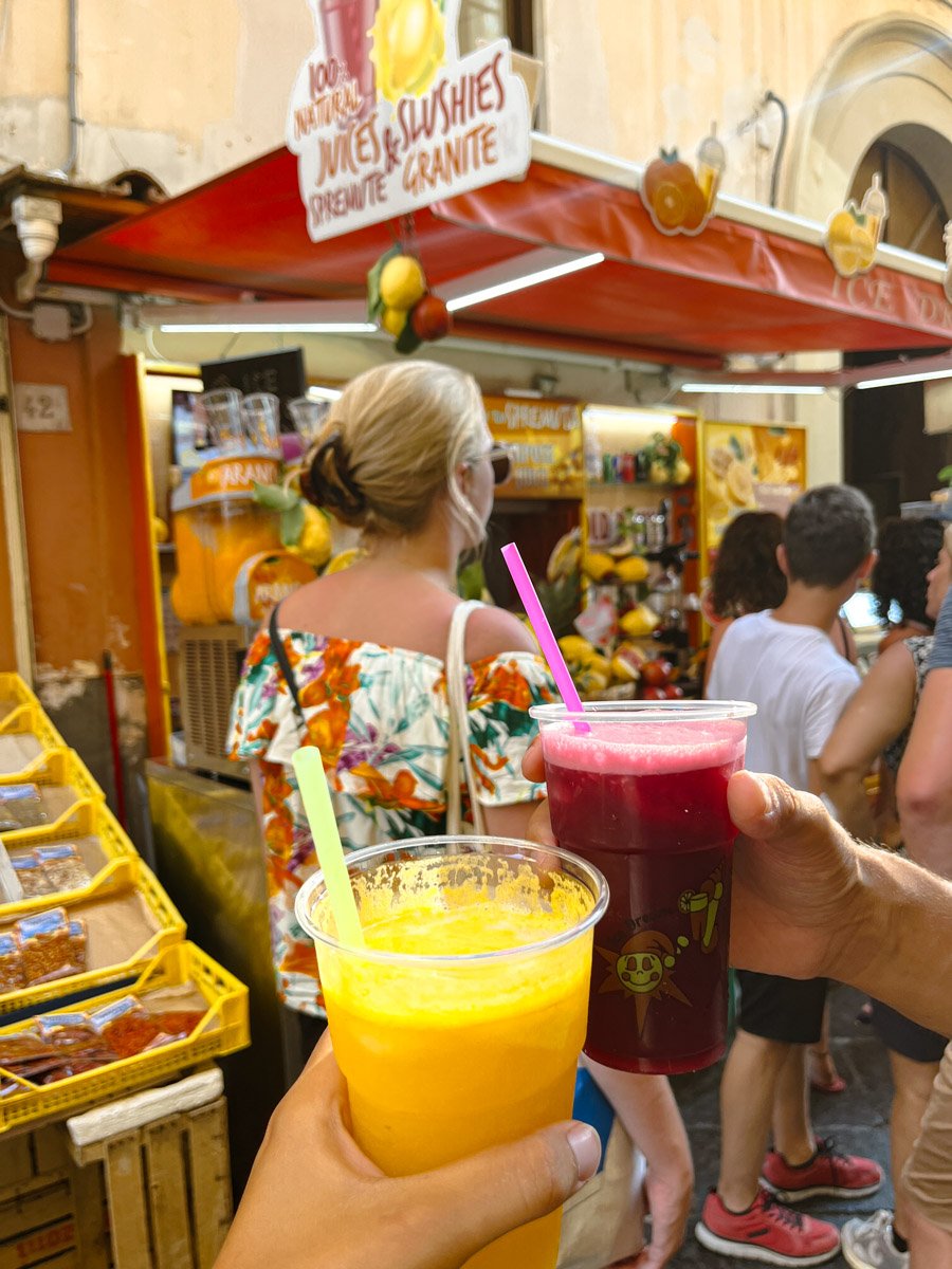 Granita in sorrento.
