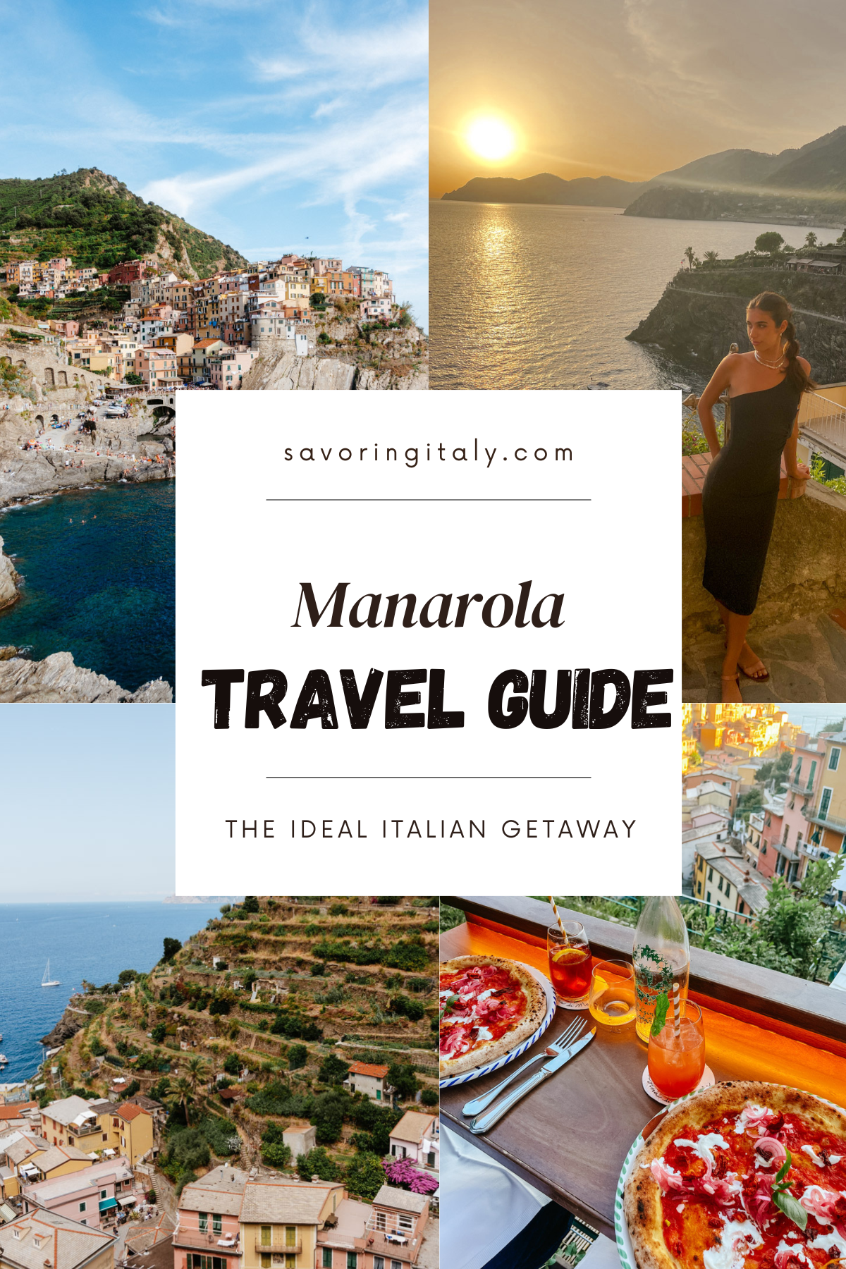 Image of manarola, cinque terre landscape.