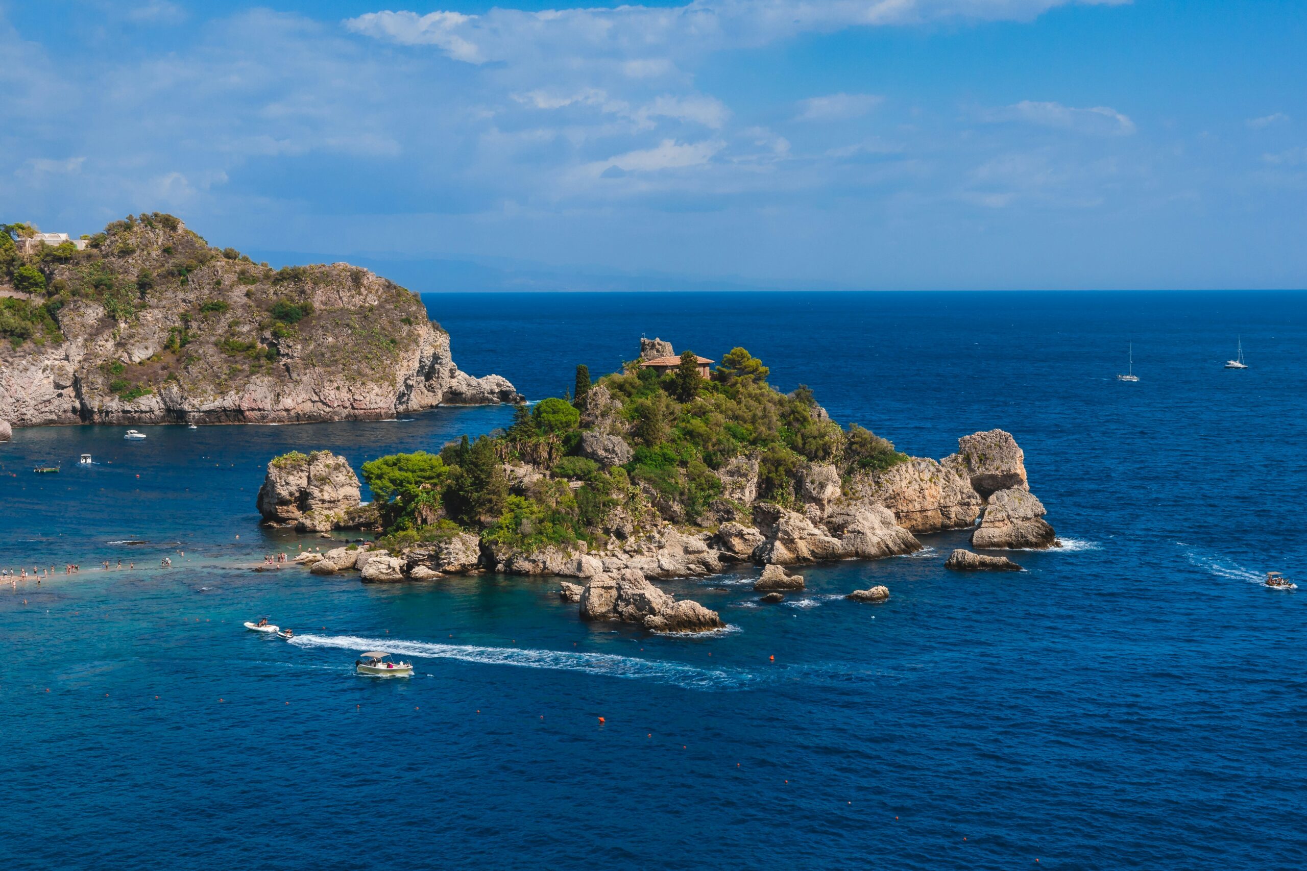 Best beaches in Taormina, Sicily.