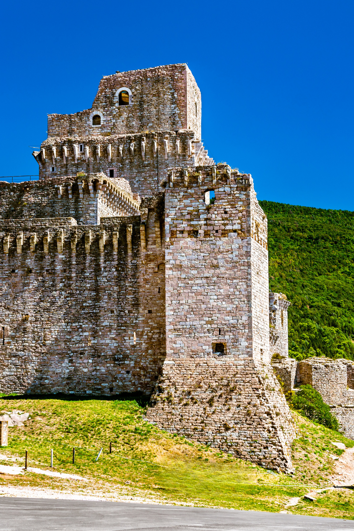 View of Assisi, Italy.