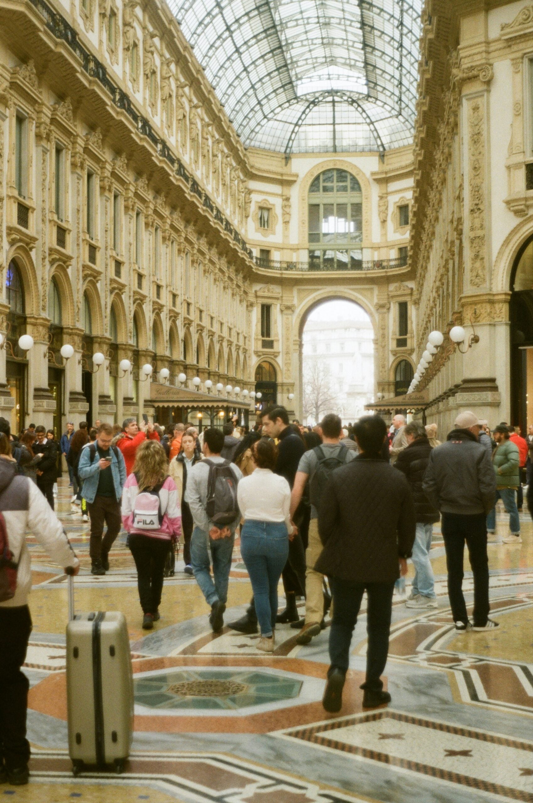 Shopping in Milan.