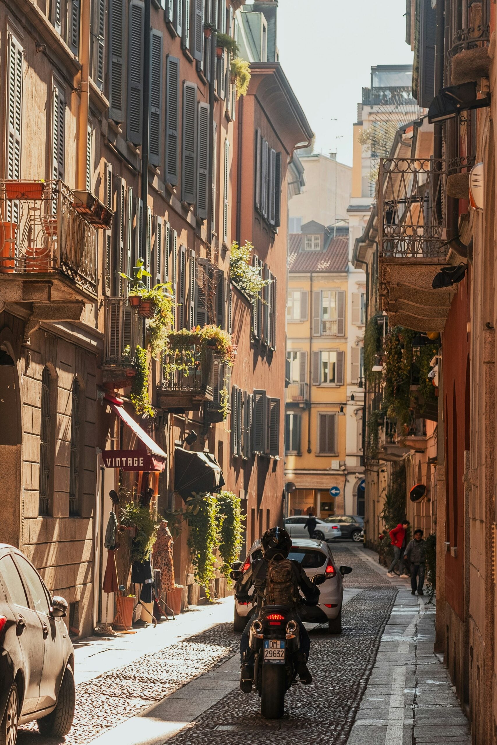 Shopping in Milan.