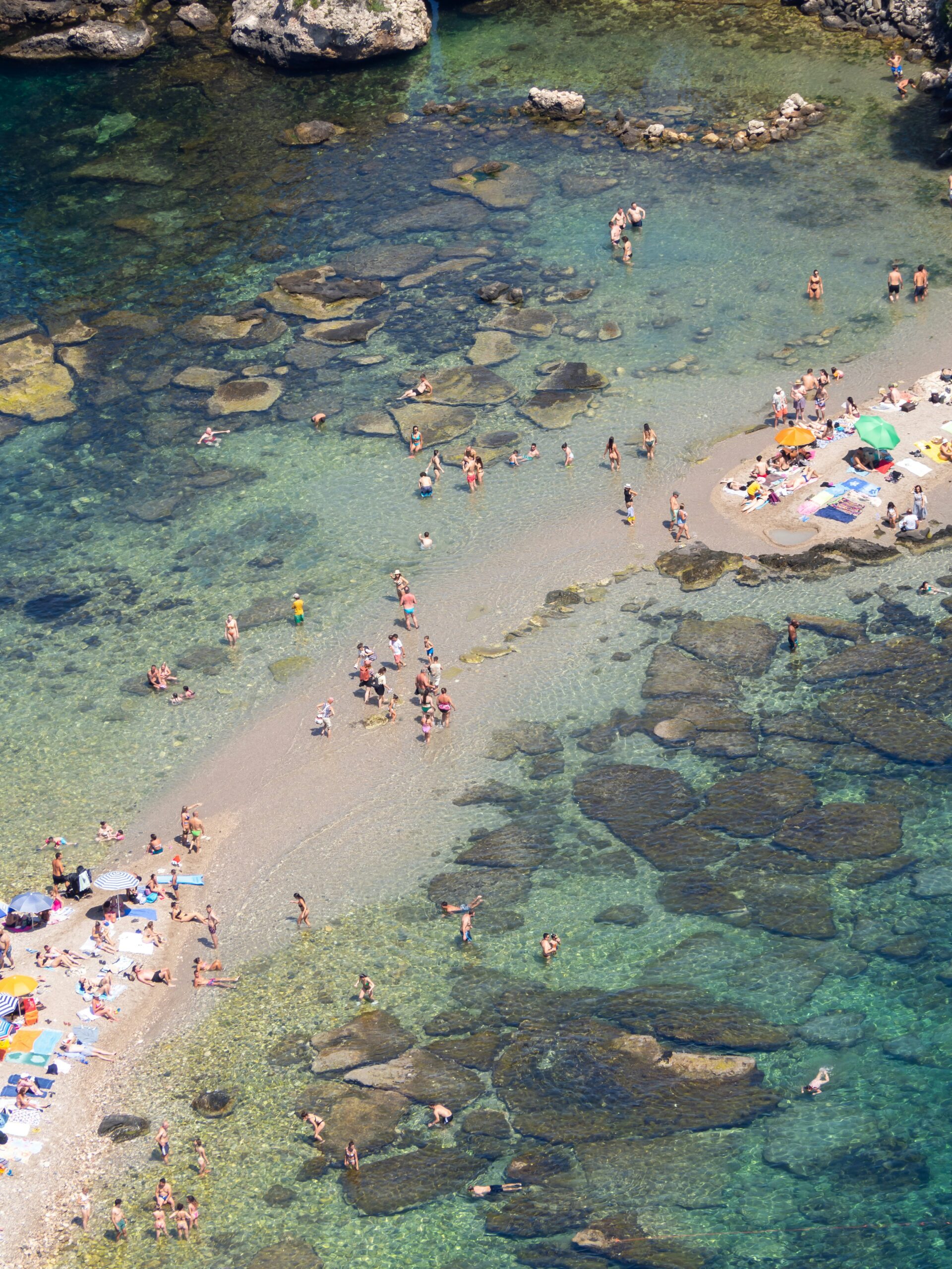 Best beaches in Taormina, Sicily.