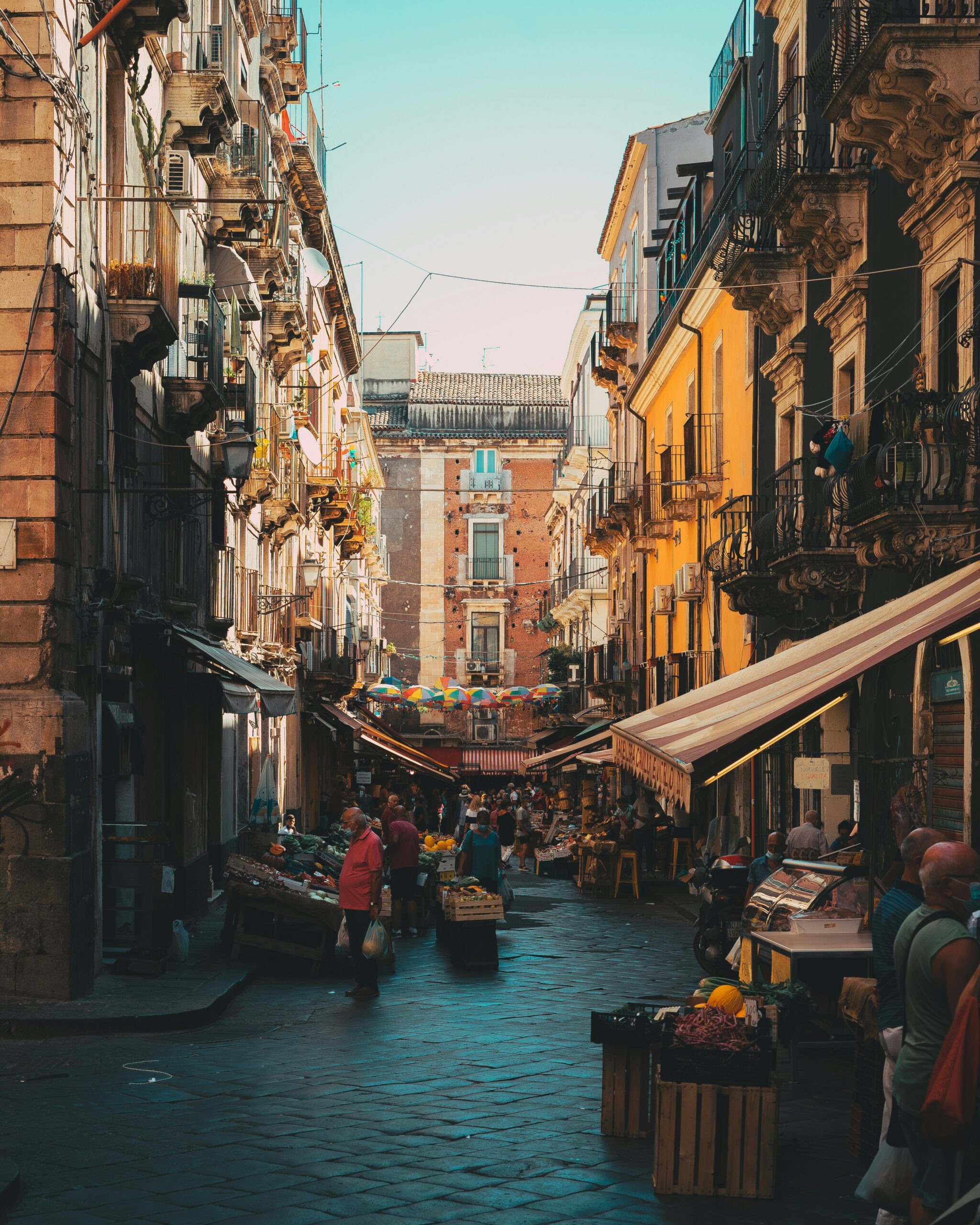 Image of Catania, Sicily landscape.