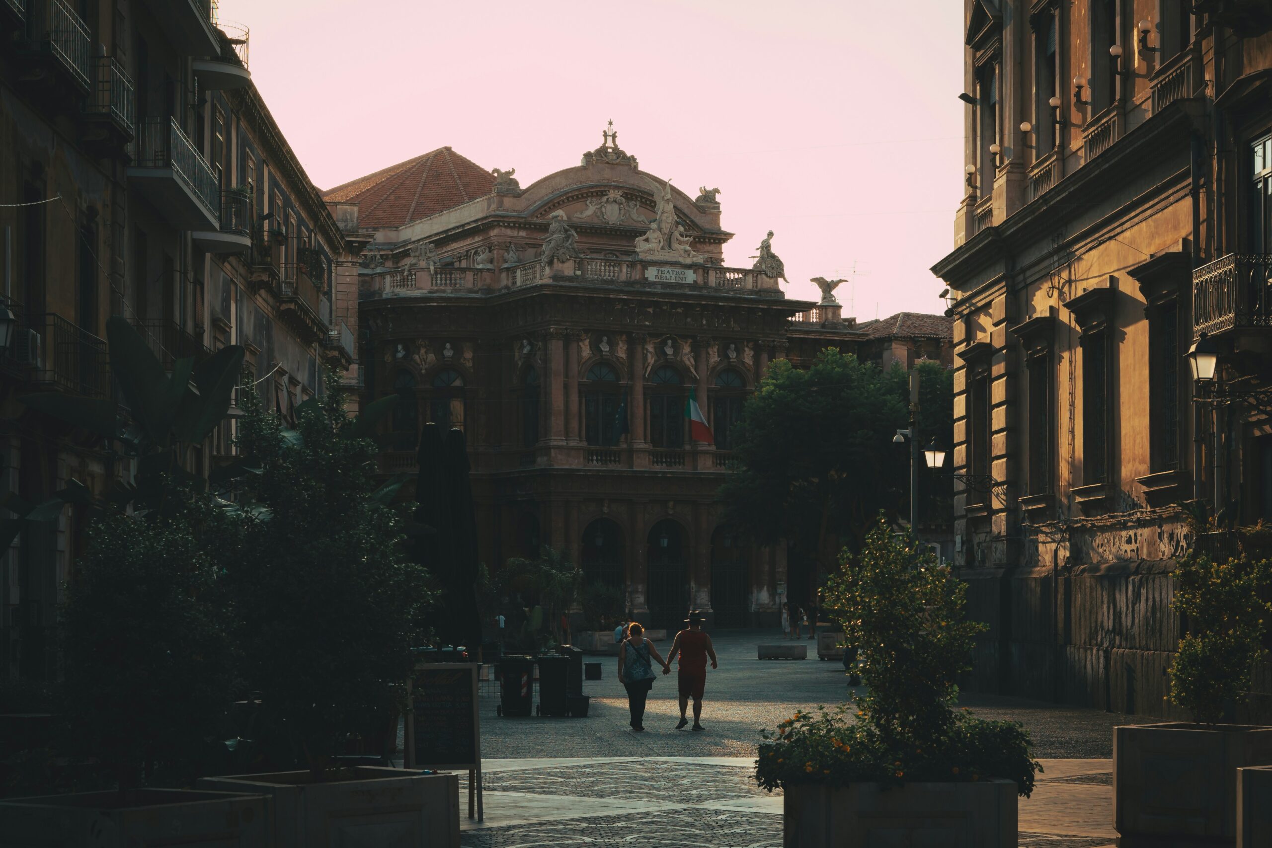 Image of Catania, Sicily landscape.