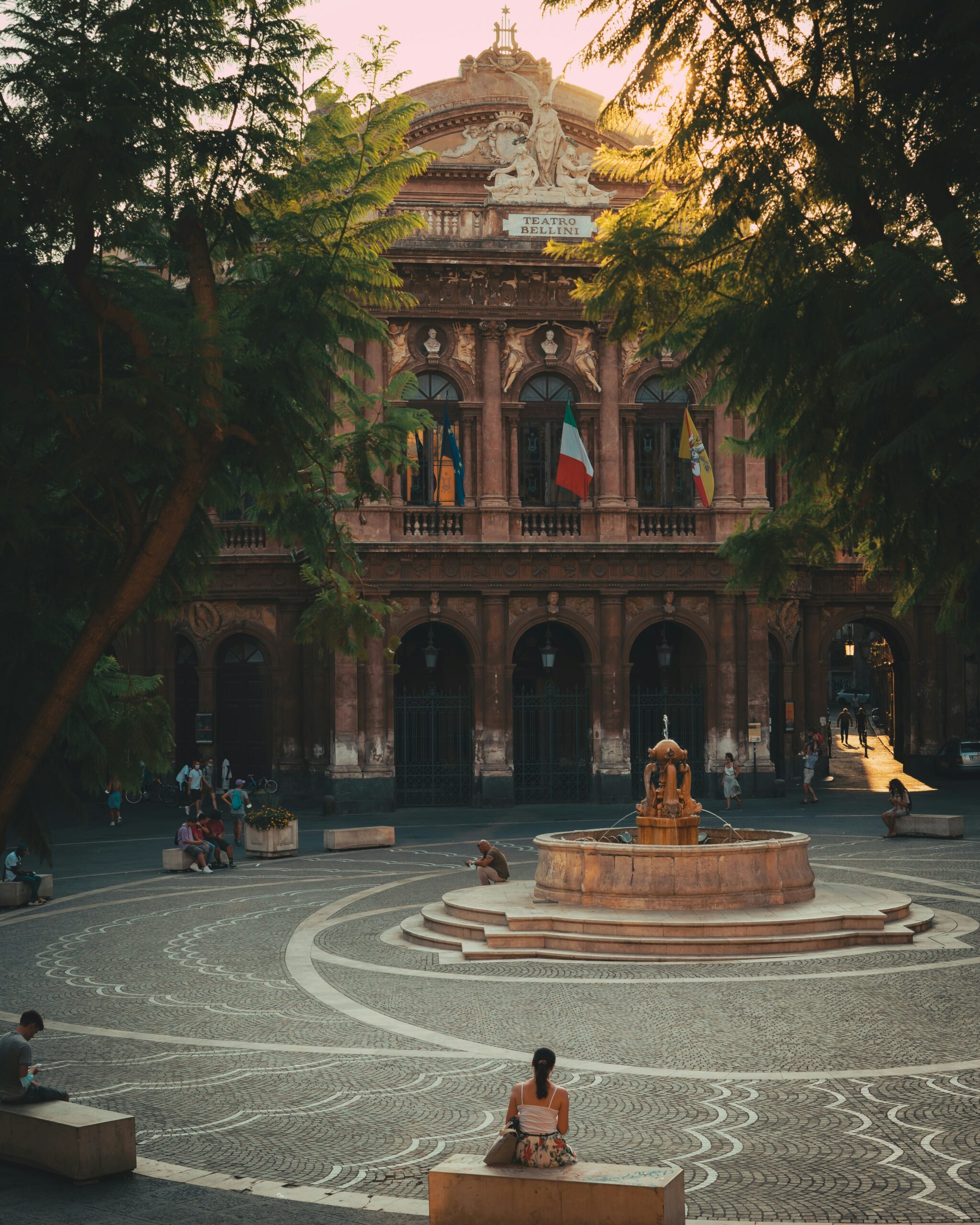 Image of Catania, Sicily landscape.