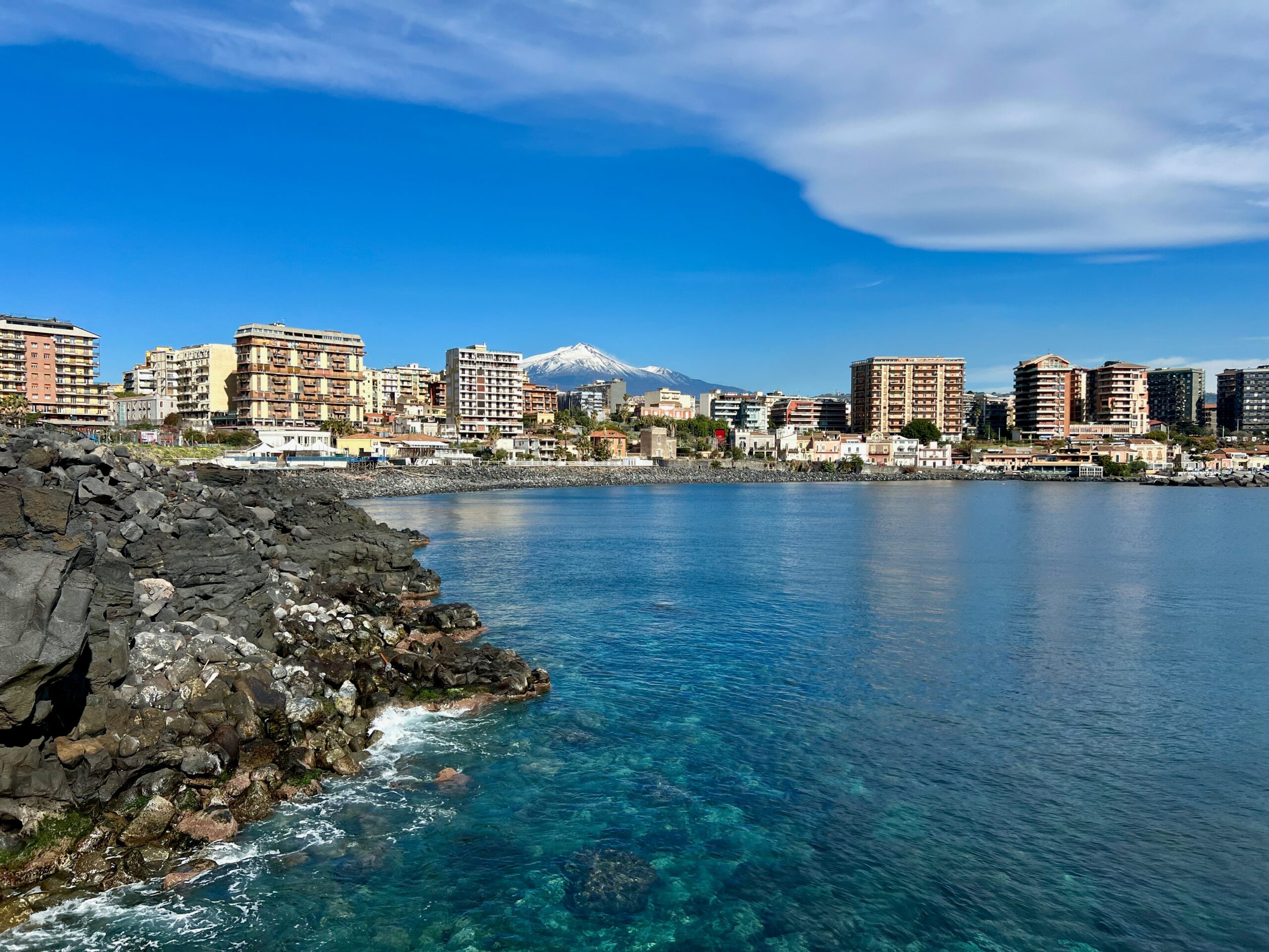 Image of Catania, Sicily landscape.